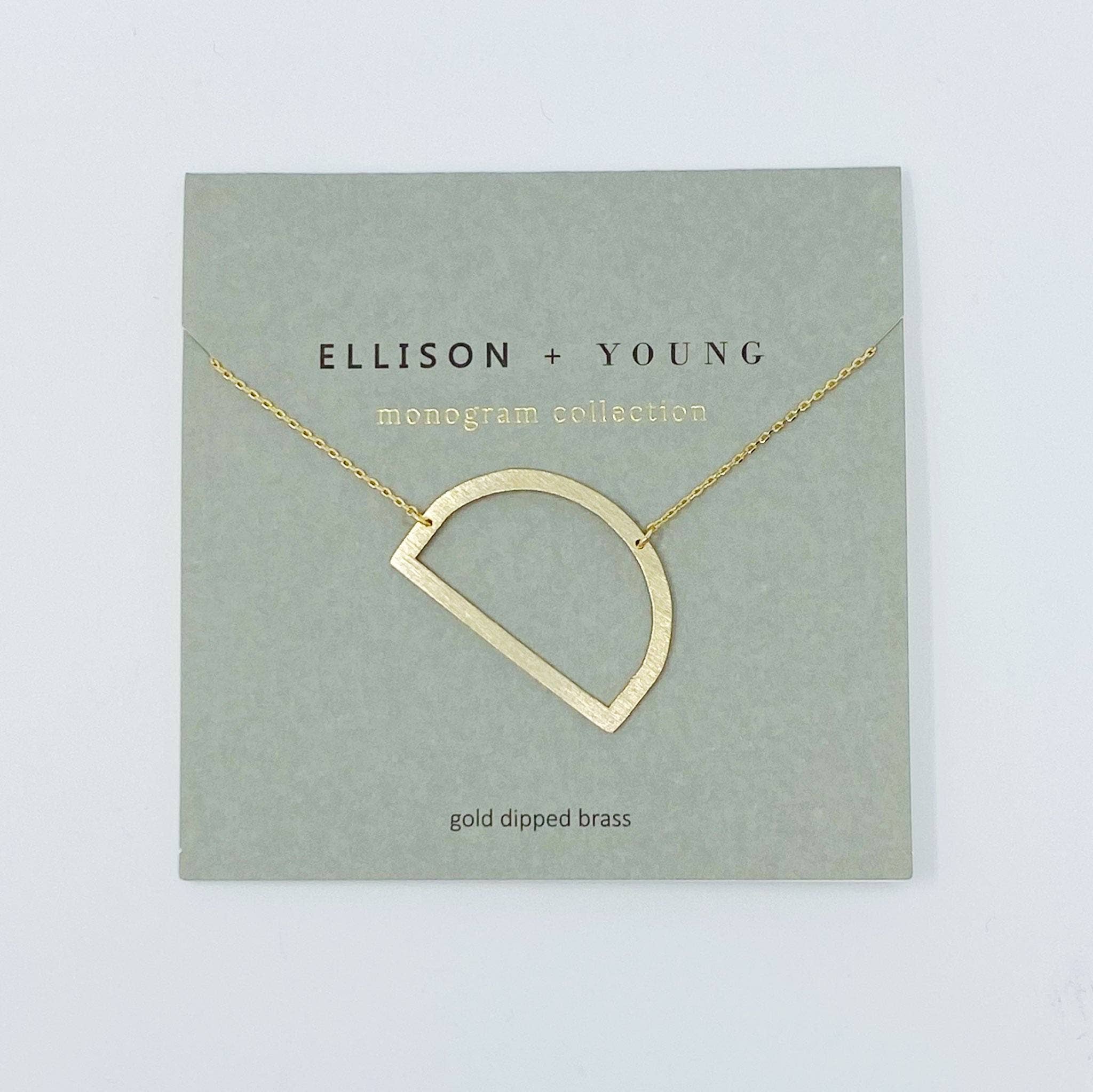Ellison+Young - Wholesale Pendant/Charm Necklace - Monogram Collection Initial Necklace8