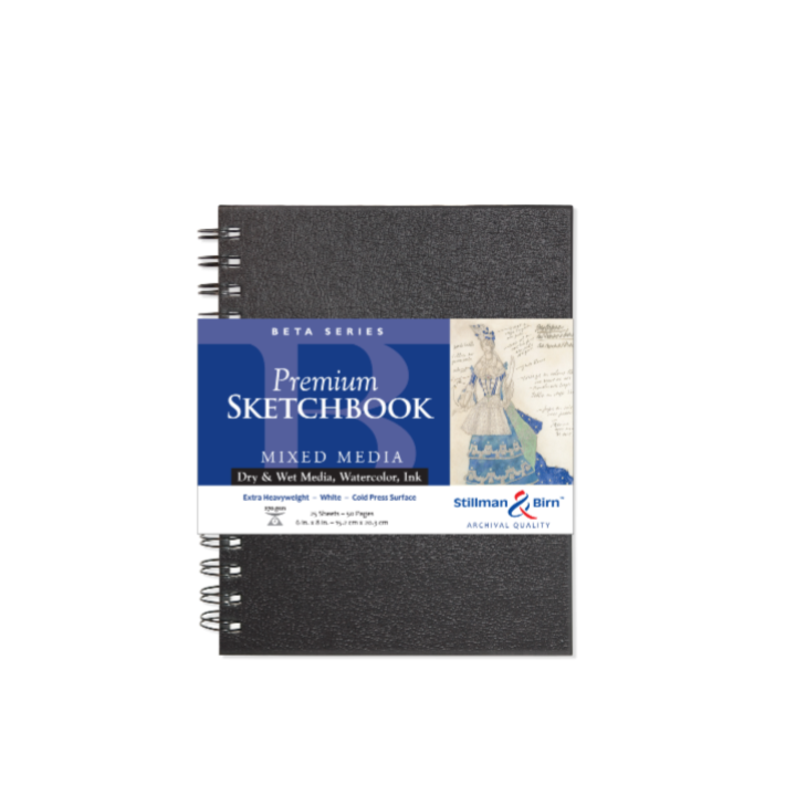 Exaclair - Vente Carnets de croquis - Stillman & Birn Carnet de croquis pour médias mixtes - Série bêta9