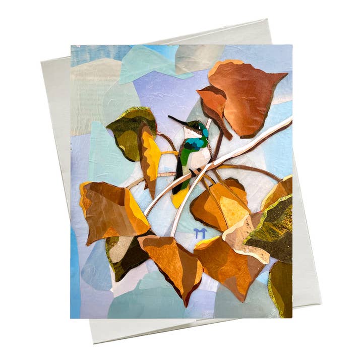 Su un Trespolo - Biglietto di Auguri per la vendita all'ingrosso da parte di Pi Luna Art