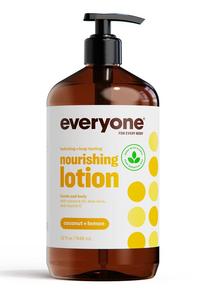 Coconut + Lemon 2in1 Lotion 32 oz Case Pack of 6 for wholesale by EO + Everyone