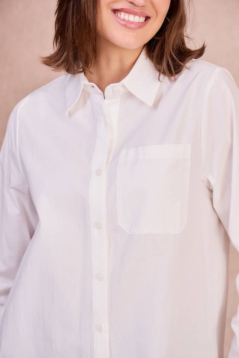 Calie Paris – Camisa com botões no colarinho – Mulher por atacado – Camisa ARIANNE – Clássica com sofisticação sutil2