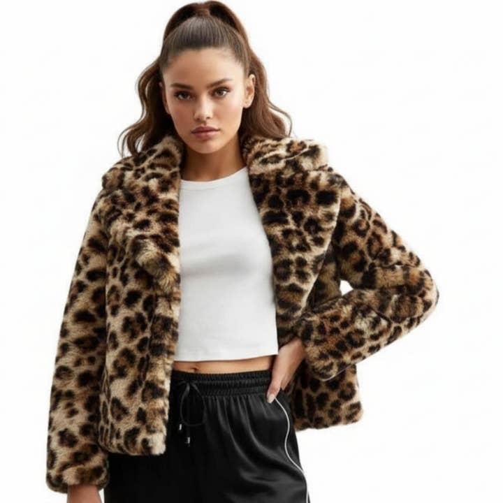 New Look leopard jacket for wholesale by C'est Elle