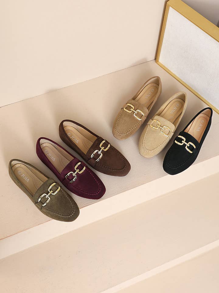 Joia Paris - Wholesale Flats/Loafers - Women's - Ballet flat with buckle, comfortable sole H8-967M30