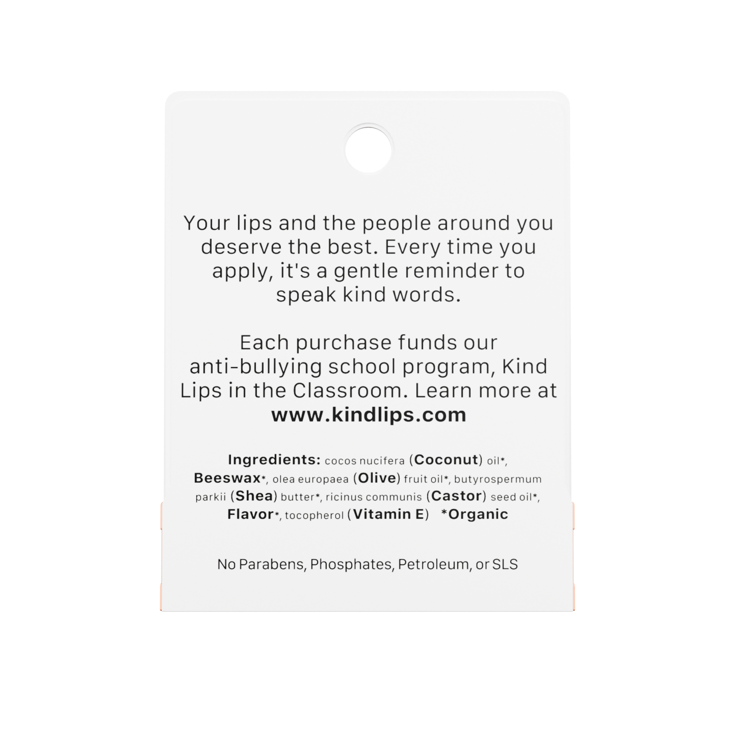 Kind Lips - Vendita all'ingrosso Burro di cacao - Balsamo Labbra alla Pesca, Biologico, Naturale, Pulito, Confezione da 10 Idratante7