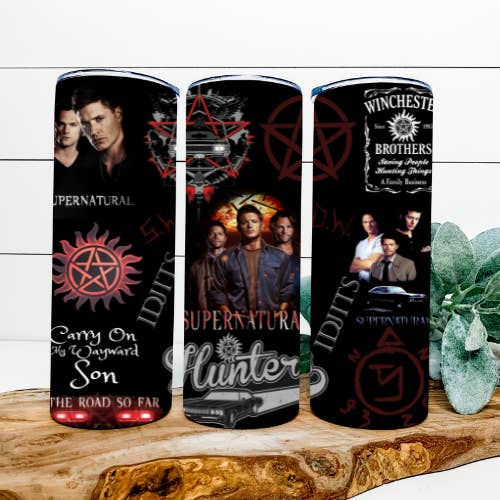 FaithHopeFashionsLLC - Wholesale Insulated Mug/Tumbler - Supernatural Hunter Tumblers