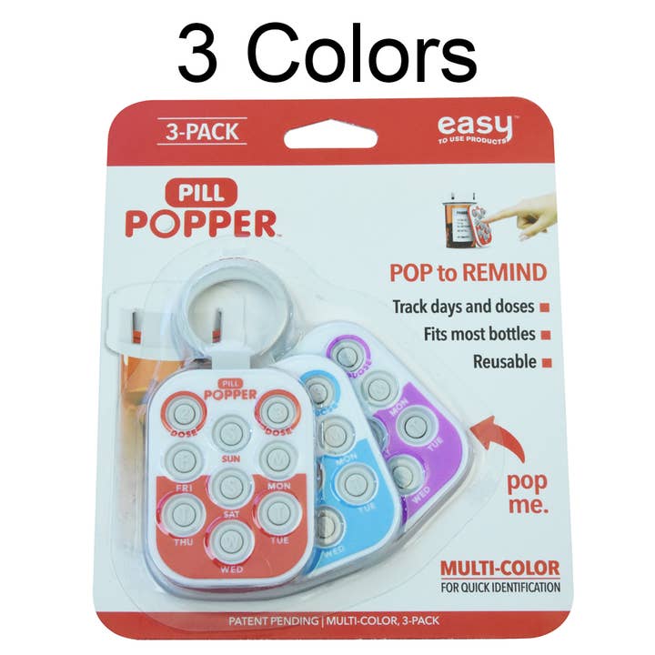 Pill Popper pack de 3 pour la vente par Easy to Use Products