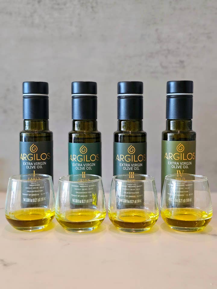 ARGILOS Greek Extra Virgin Olive Oil Tasting Bundle for wholesale by ARGILOS