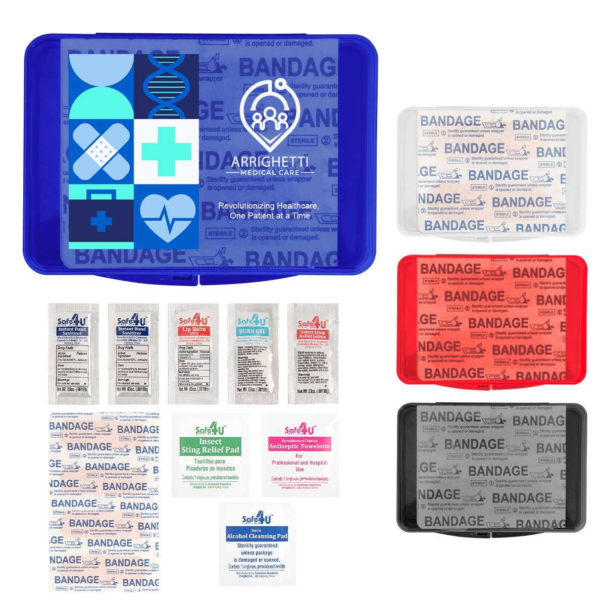 Market Street Promotions - Wholesale First Aid Kit - Emergency Wellness Pack0
