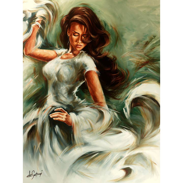 Valentina II - Toile Imprimer pour la vente par deSotogi Fine Art