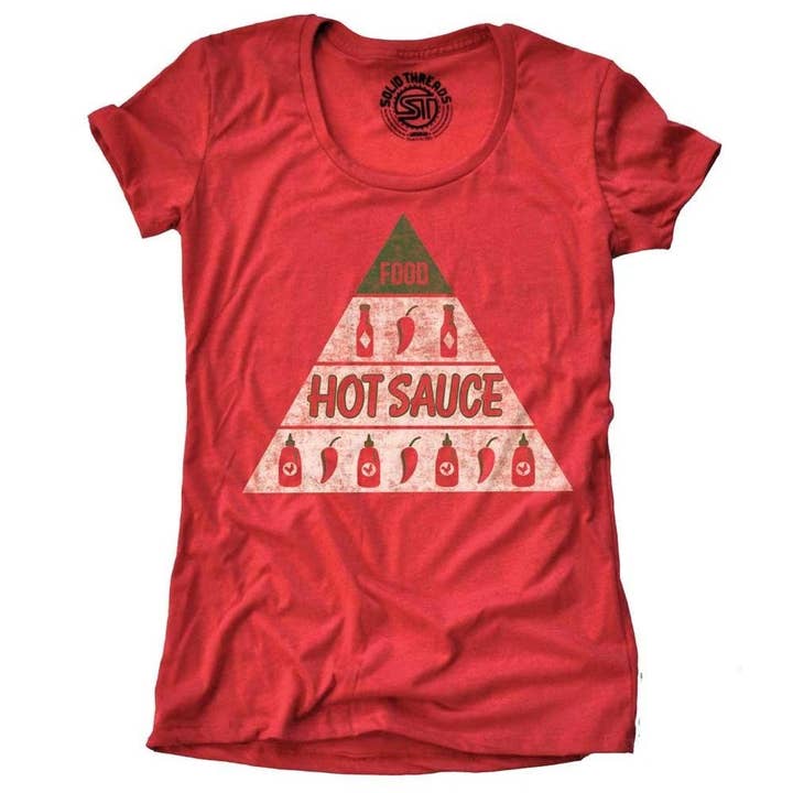 Women's Hot Sauce T-shirt for wholesale by Solid Threads