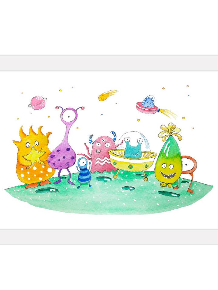 Alien Print for wholesale by Duck Blue®