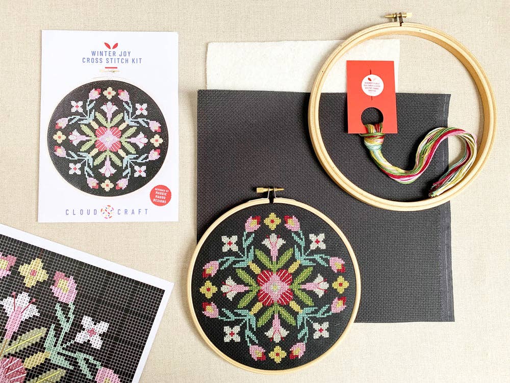 Cloud Craft - Wholesale Embroidery/Cross Stitch Supplies - Cross stitch kit - Winter Joy1