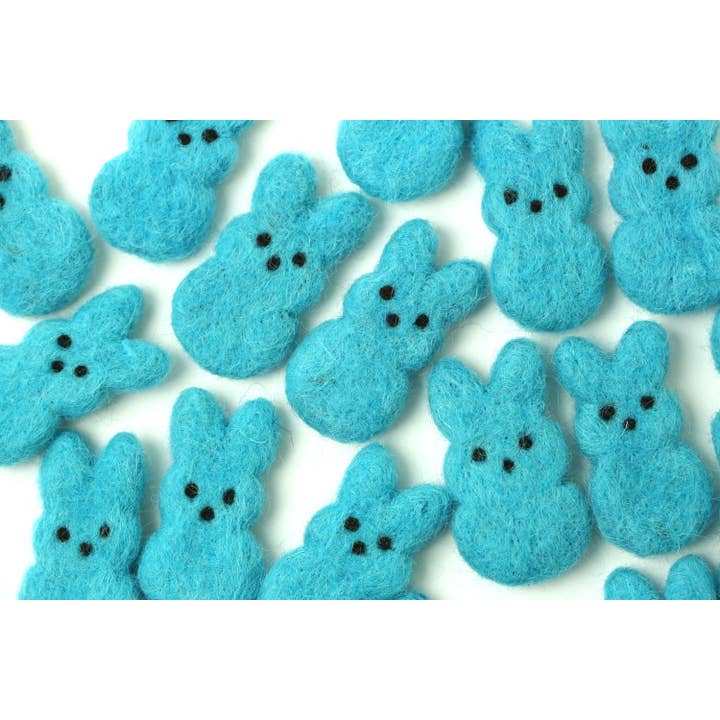 The Felt Pod – Engroshandel Bordpynt – Filtet Kaninfigurer – påskeuro af 100 % uld1