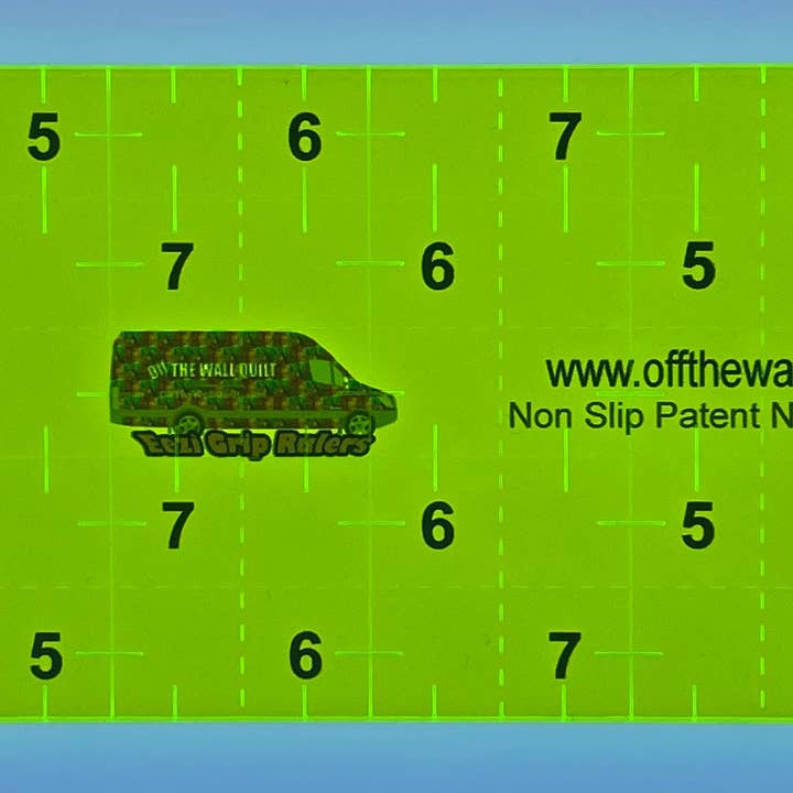 EeziGrip - 2 1/2" x 12" Ruler for wholesale by Off The Wall Quilt
