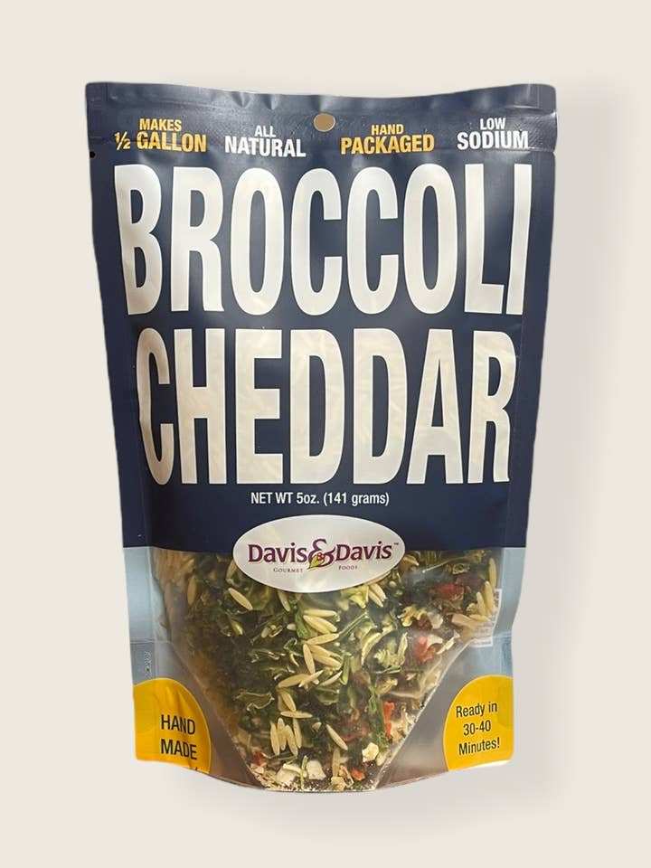 Broccoli Cheddar for wholesale by Davis & Davis Gourmet Foods