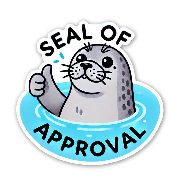 Sticker Atlas - Wholesale Sticker - Seal Of Approval Sticker