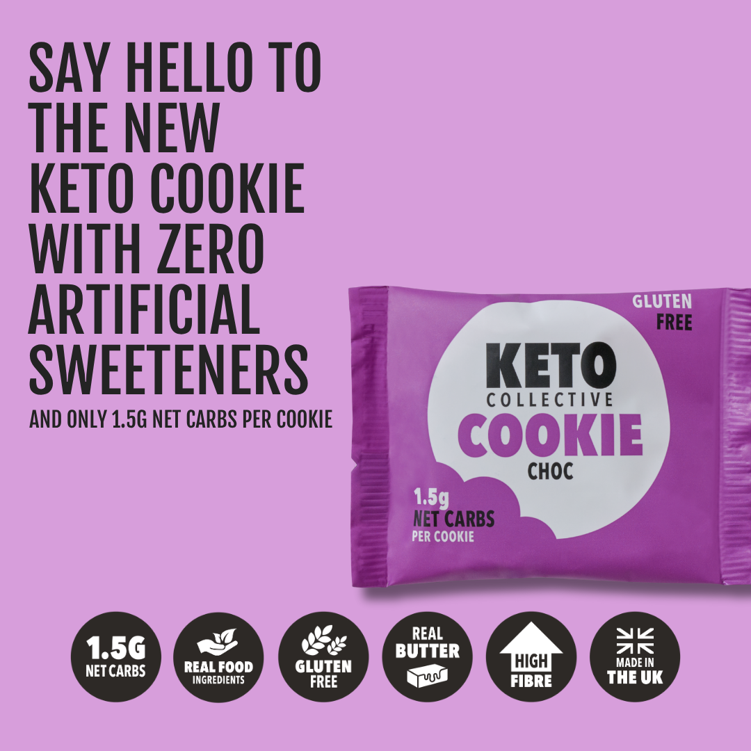 Keto Collective – wholesale Biscuit – KETO COOKIES - CHOC 1.5g NET CARBS - 30g COOKIE x121