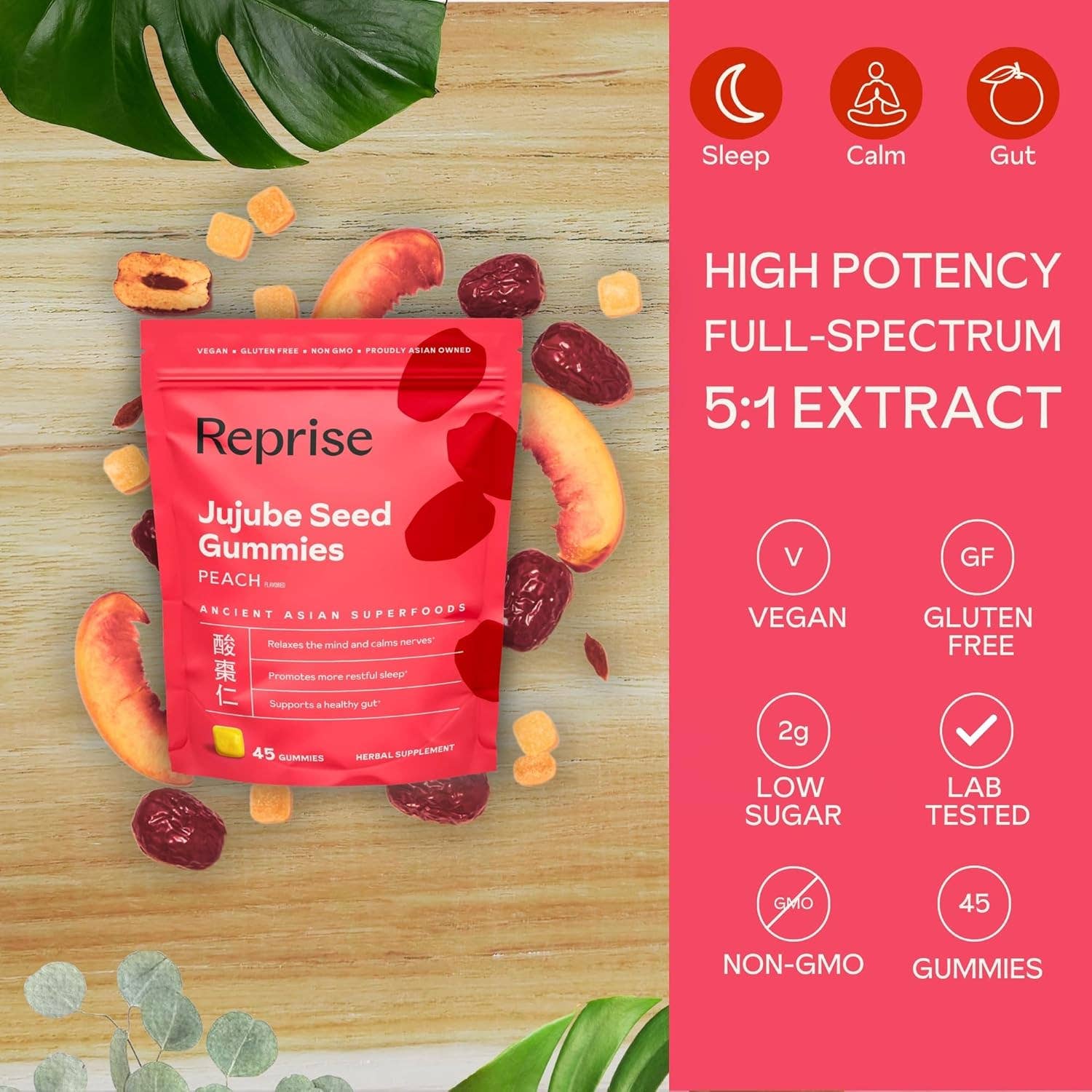 Reprise - Wholesale Oral Supplement/Vitamin - Jujube Seed Gummies3