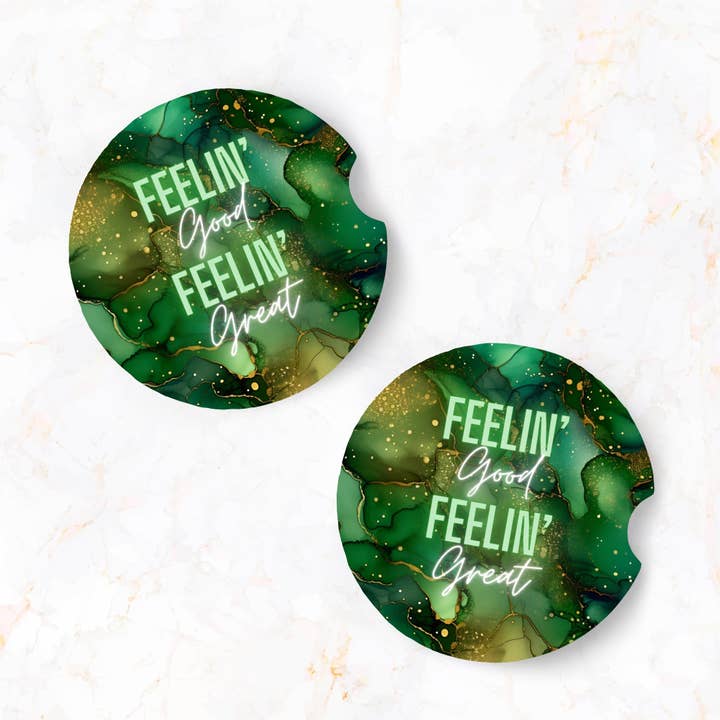 Auto-Untersetzer-Set, 2er-Pack für den Großhandel von CoRo & Company