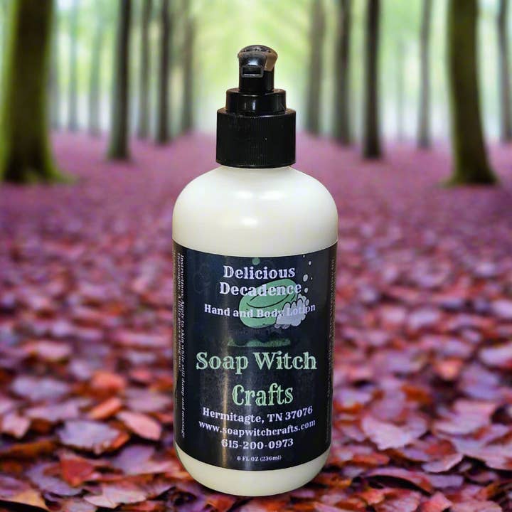 Delicious Decadence Hand and Body Lotion - Rose Maple Zest for wholesale by Soap Witch Crafts
