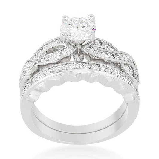 Infinity Twist Bridal Set for wholesale by JGoodin