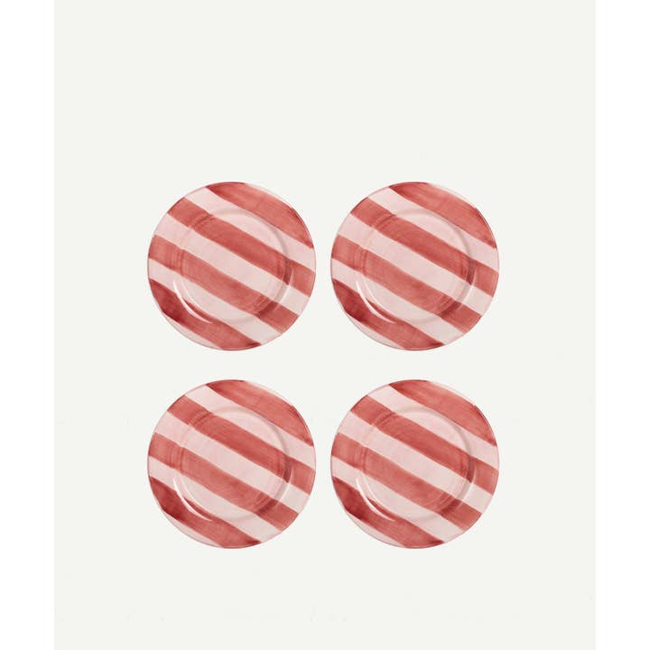 Valsa Home - Wholesale Dinner Plate - Stripes Dinner Plate WS4