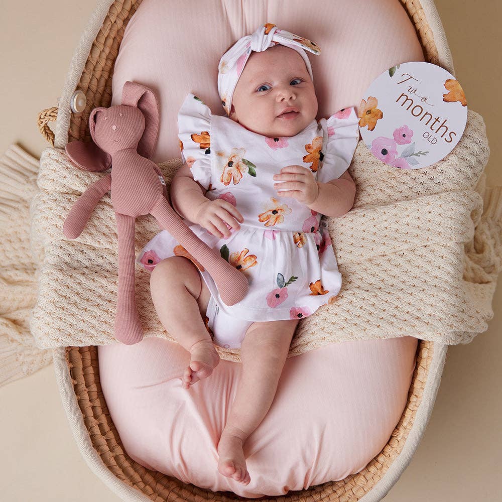 Snuggle Hunny - Wholesale Dress - Baby - Poppy Short Sleeve Organic Dress4