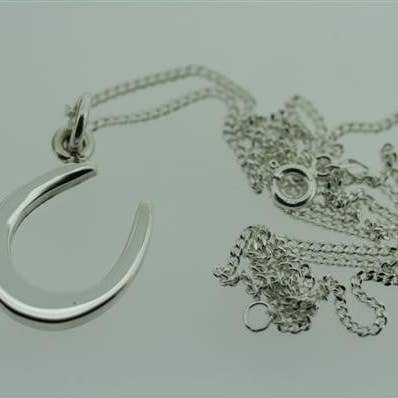 Clean Horseshoe Pendant On 55cm Link Chain for wholesale by Makers & Providers