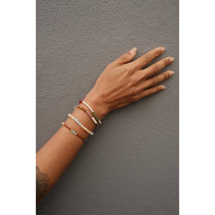 Not I But We - Wholesale Beaded Bracelet - Gratitude Mindfulness Bracelet | Gemstone Intention Bracelet3