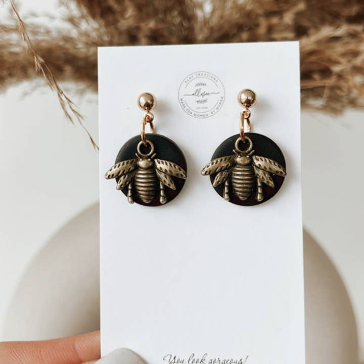 ElleseeWomen - Wholesale Dangle Earrings - Bee dangles5