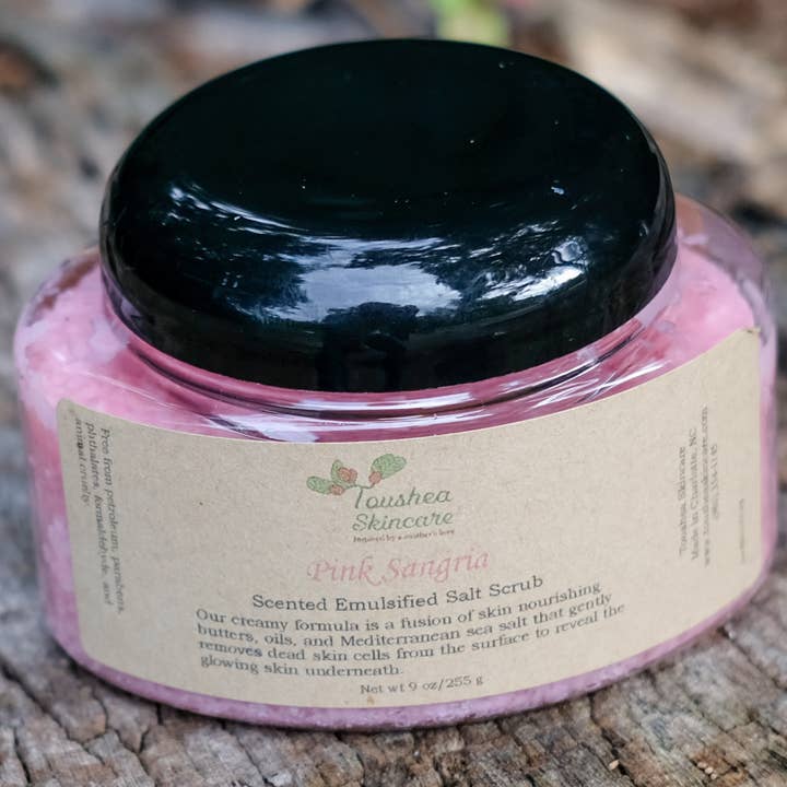 Toushea Skincare – wholesale Kroppsskrubb/Exfoliant – Rosa Sangria Medelhavet Salt Kroppsskrubb