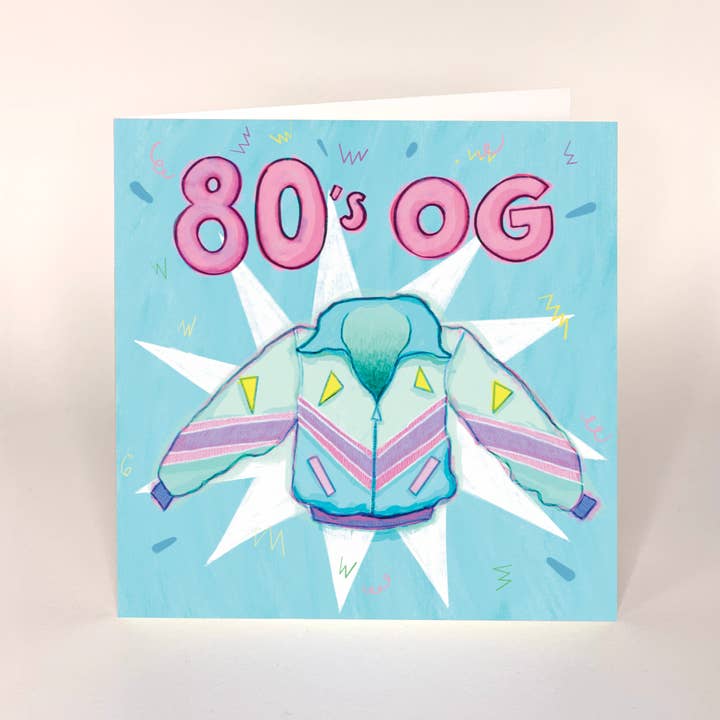 The Grey Earl - Wholesale Birthday Card - 80's OG - birthday card