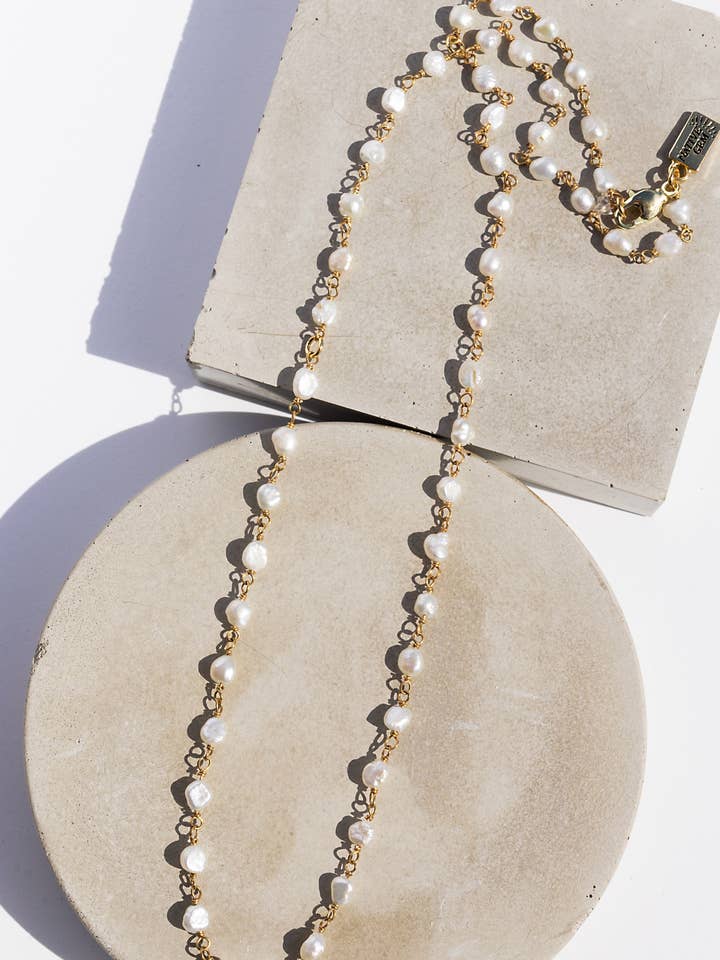 COLLIER PIERRE DE NAISSANCE - PERLE DE JUIN pour la vente par Native Gem