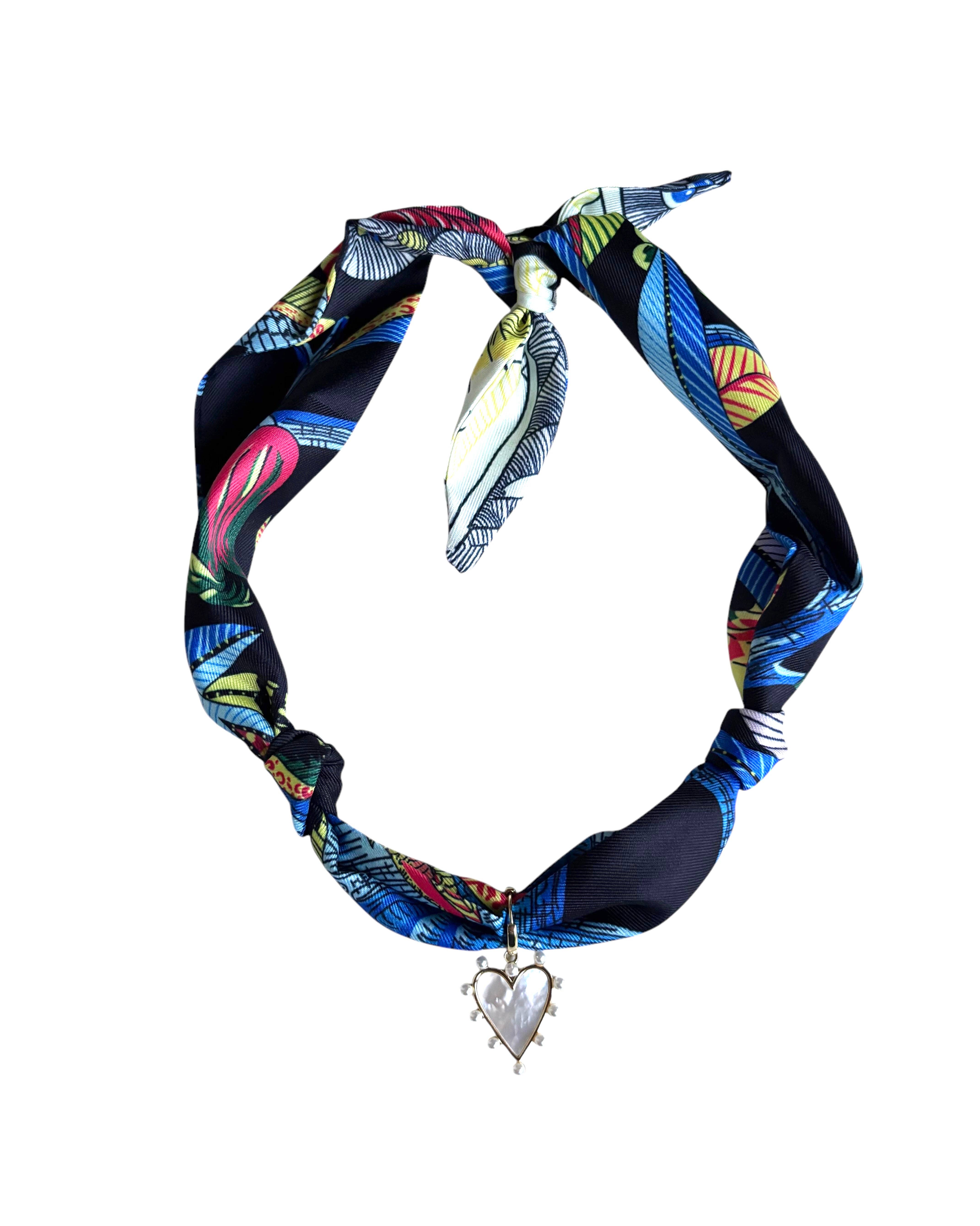 Nora James jewelry – Engroshandel Halskæde med vedhæng – Margo tørklæde halskæde0