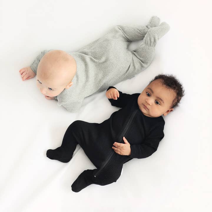 DreamBuy - Wholesale Sleepsuit - Baby - Personalized Ribbed Romper Babygrow Sleepsuit 0-3Y Unisex