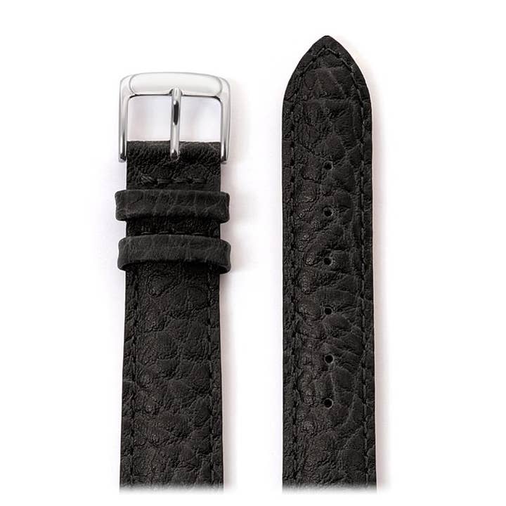 Bracelet de montre en grain de buffle à texture épaisse pour hommes pour la vente par Speidel