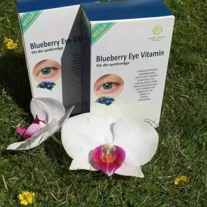 Nordic native pristine - Vente Supplément oral/vitamine - Méga vitamine pour les yeux à la myrtille5