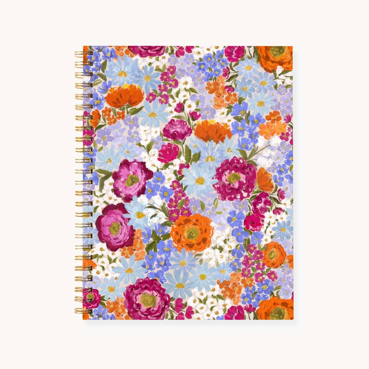 Elyse Breanne Design - Vente Cahiers - Carnet à spirale rigide 7x9 floral9