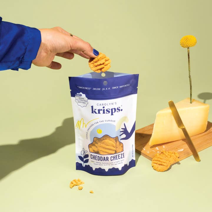 Carolyn's Krisps - Wholesale Crackers - Cheddar Krisps - Gluten-free, Vegan