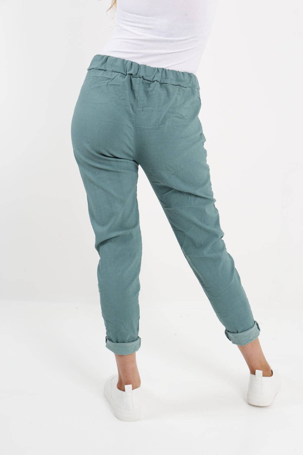 Miss Bold – Großhandel Hose – Damen – Einfarbige Zauberhose für Damen, italienisch, mehrfarbig55