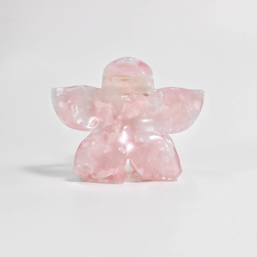 SoapElenGlen - Wholesale Hair Clip - Women's - Tortoise & Marbled Plumeria Flower Acetate Hair Claw Clip6