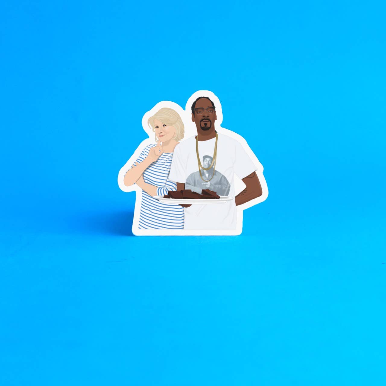 Shop Trimmings - Wholesale Sticker - Martha Stewart and Snoop Dogg Sticker1