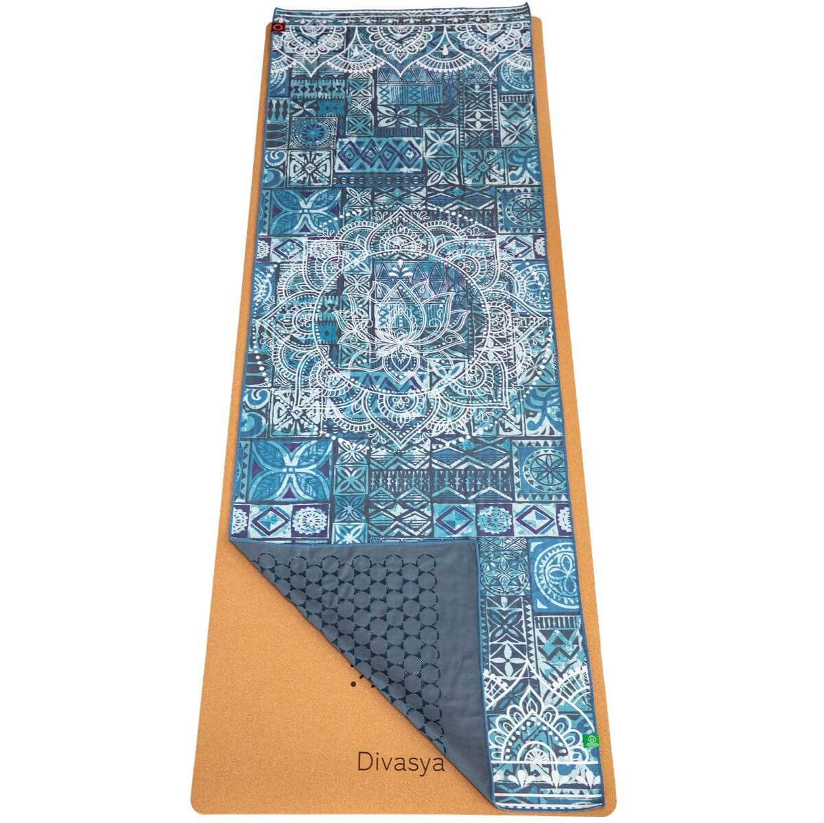 Divasya - Wholesale Yoga Towel - Yoga Towel Set | 1 Yoga Towel with Silicone Honeycomb Structure & 1 Face Towel | in 6 Colors37