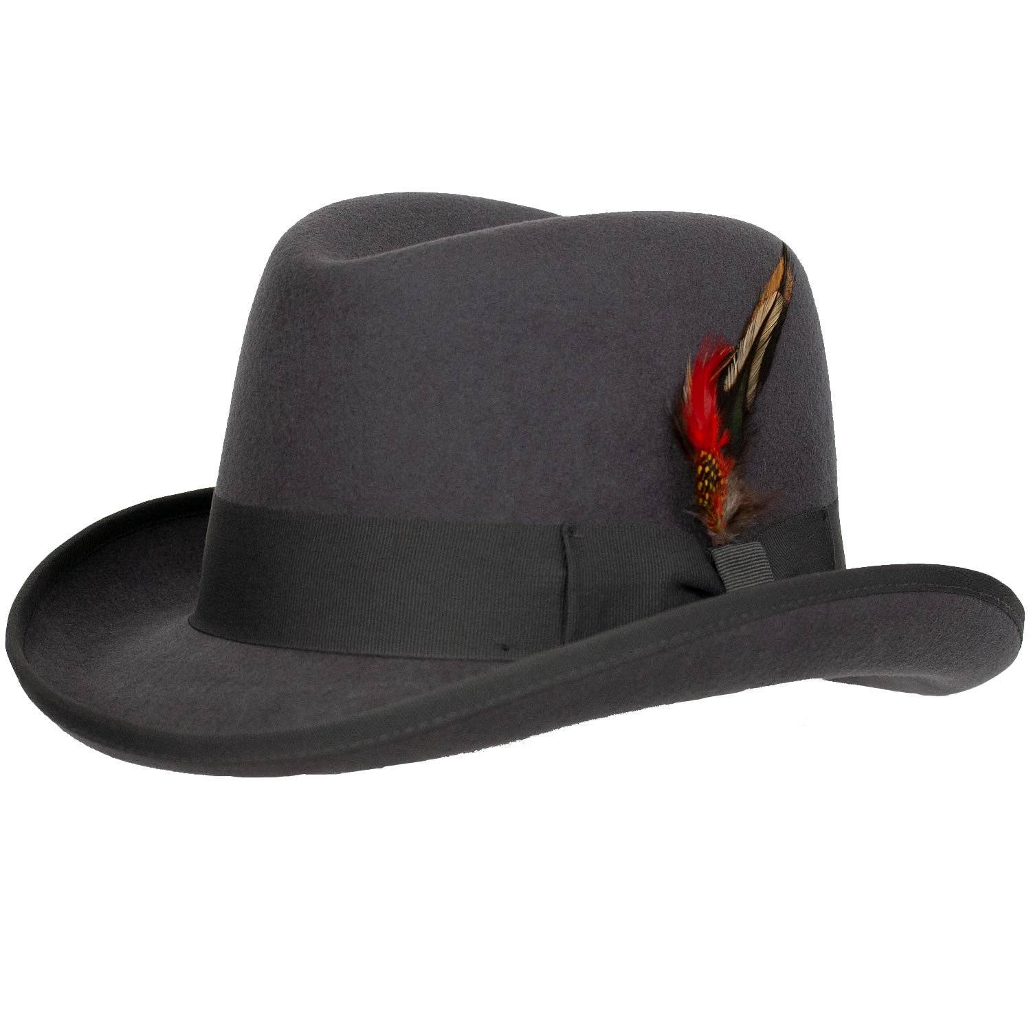 Levine Hat Company - Vente Chapeau en feutre – homme - Charles Wool Homburg Godfather by 9th Street Hats5