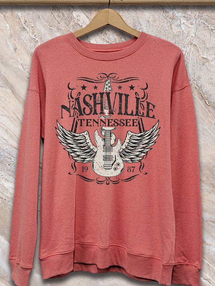 SPT-SS-195-C_Nashville Tennessee Sweatshirt for wholesale by SP Tops, Inc.
