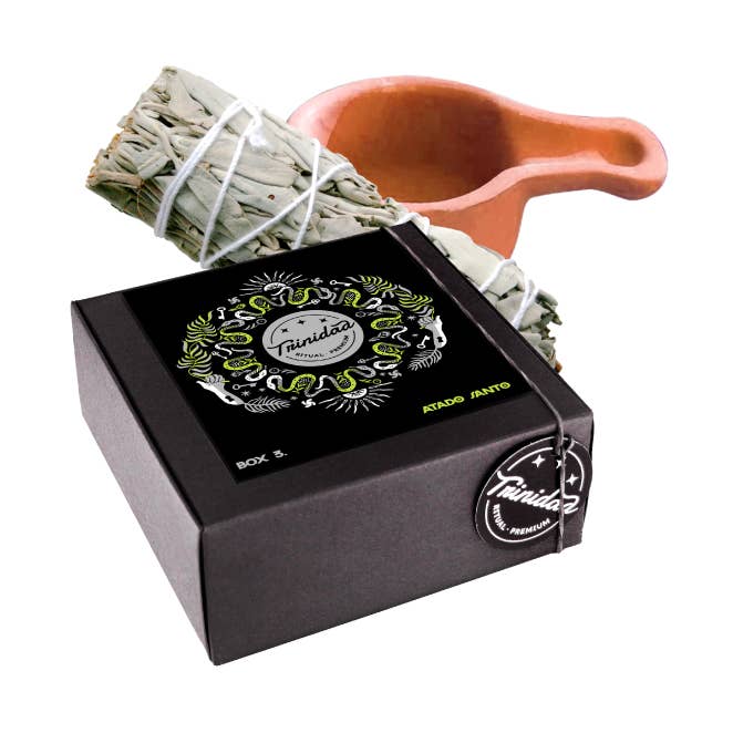 trinidad - Wholesale Sage Bundle - Box3 Tied Santo Salvia+Burner0