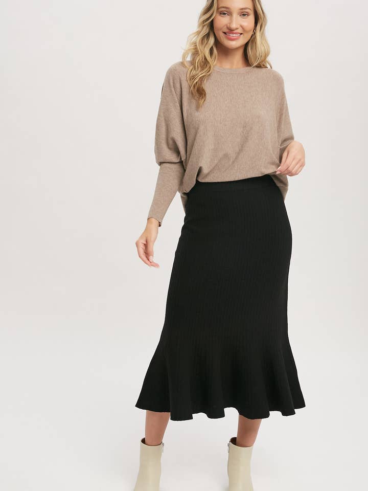 Bluivy - Wholesale Skirt - Women's - MERMAID SWEATER MIDI SKIRT32