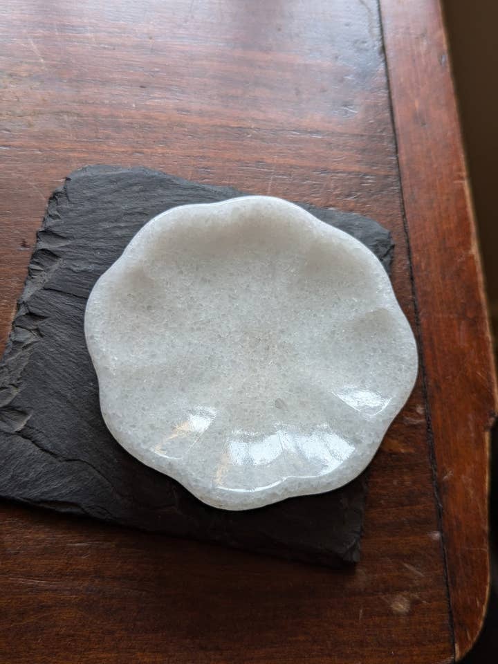Onyx Flower Trinket Dish for wholesale by JFOX Jewelry