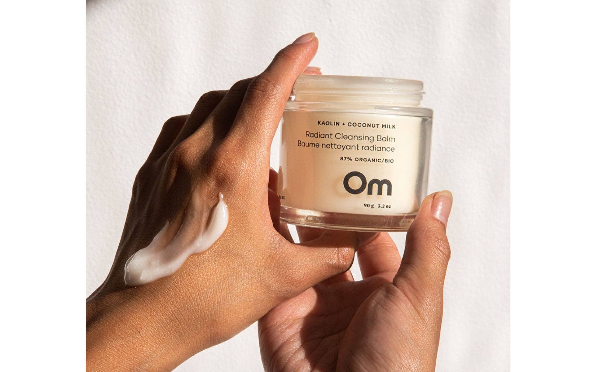 Om Organics Skincare - Vente Nettoyants pour le visage - Baume nettoyant éclatant au lait de coco Mini Kaolin +2