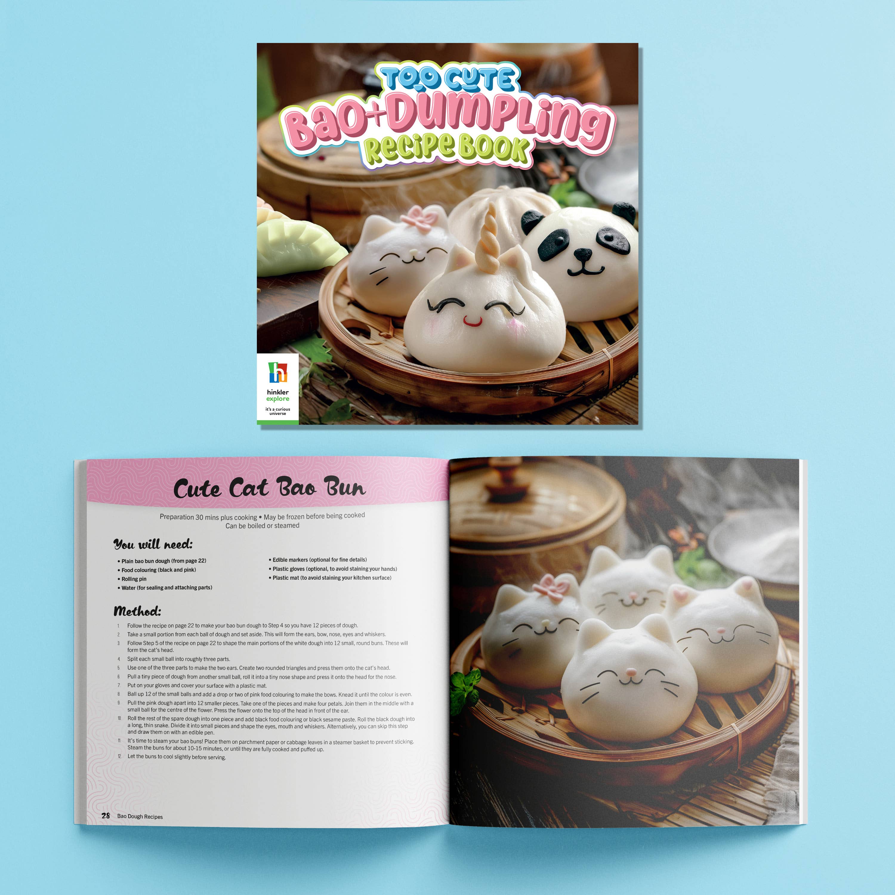 Hinkler Australia – wholesale DIY food kit – Too Cute Bao & Dumplings Kit1